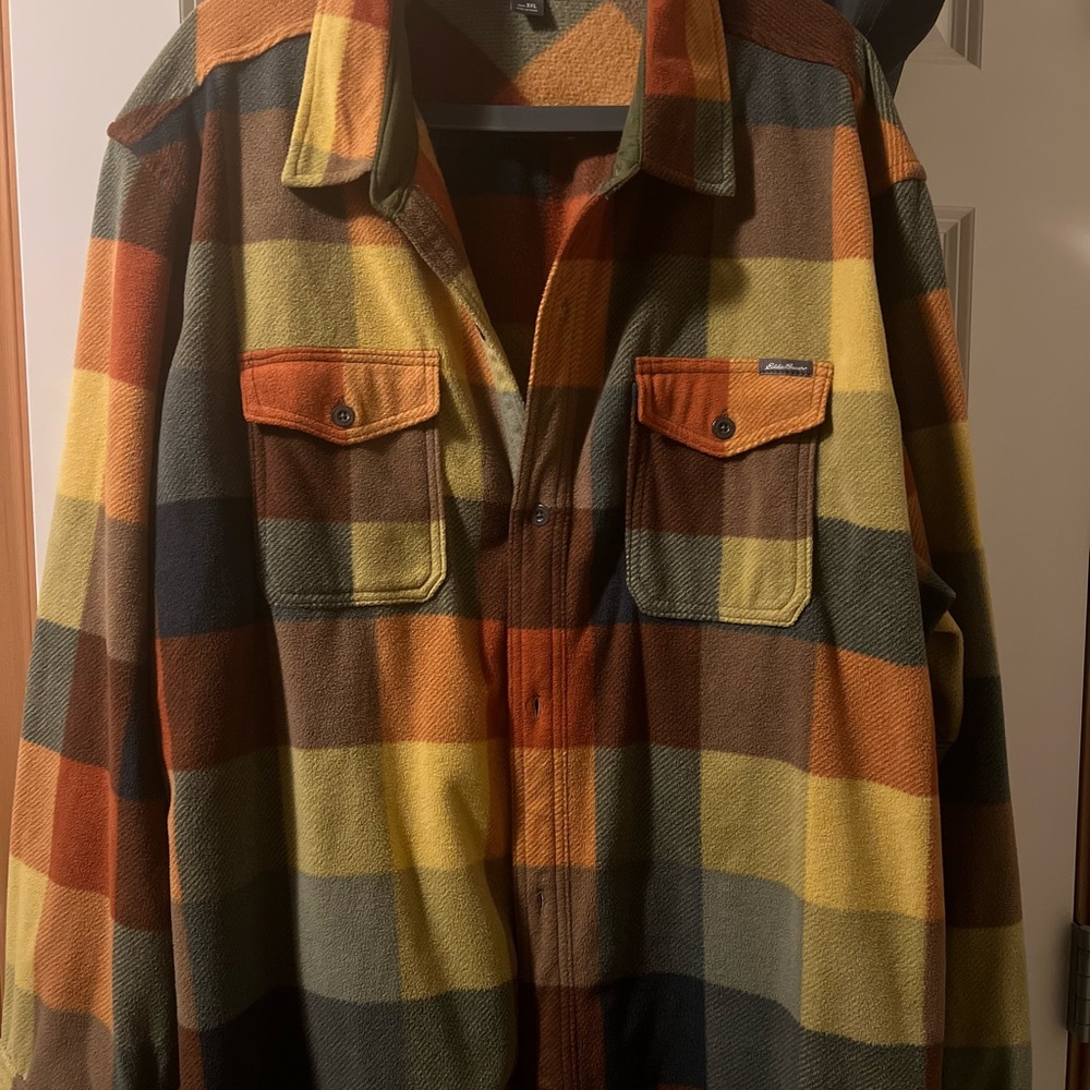 Eddie Bauer Men's Multicolor Plaid Shirt